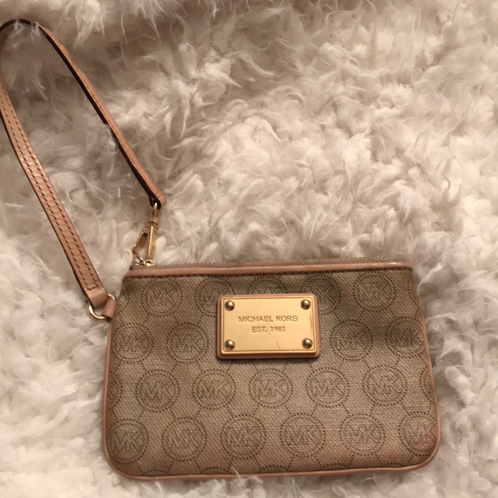 Michael Kors Gold Wristlet